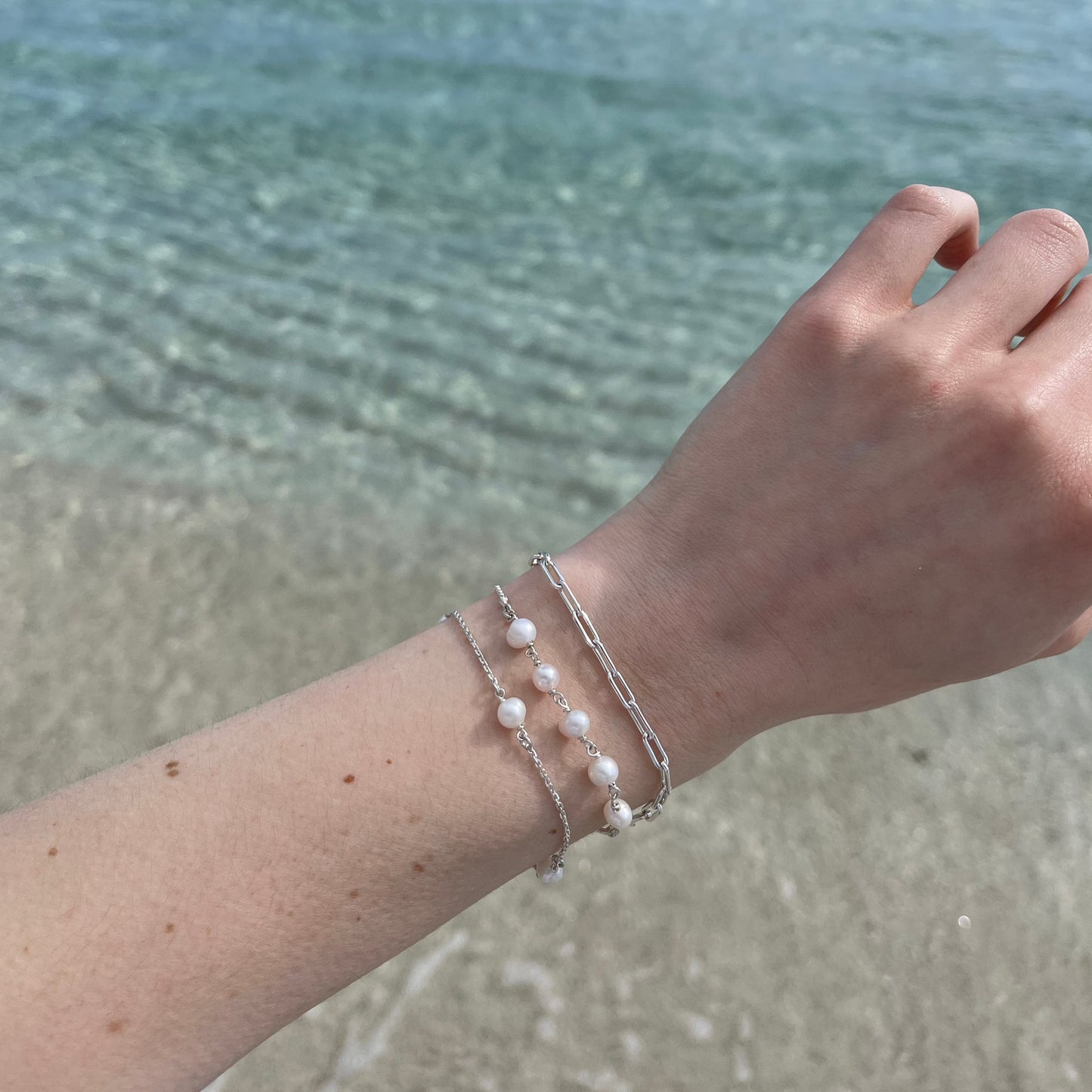 Pearl Chain Bracelet