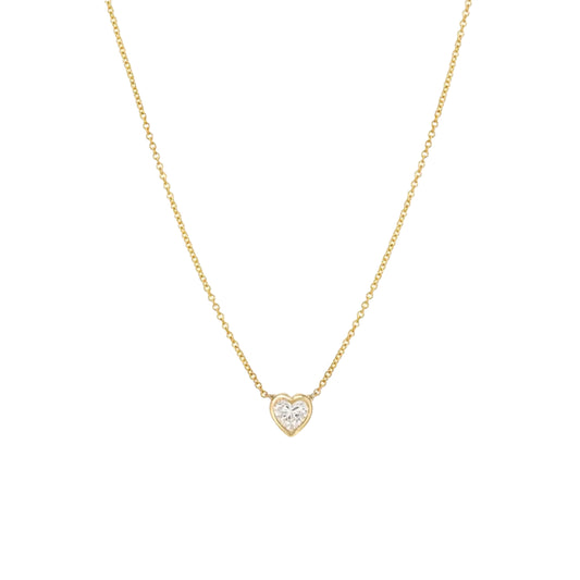 Heart Necklace with Cubic Zirconia