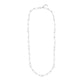 Long Pearl Bold Link Chain Necklace