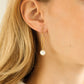 Paperclip Pearl Earrings