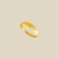 Slim Signet Ring with Zirconia