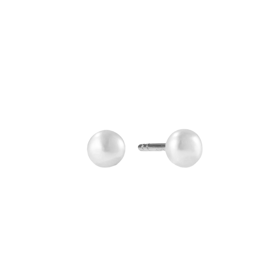 Natural Pearl Stud Earrings