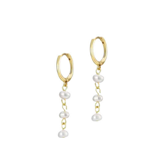 Trinity Pearl Earrings