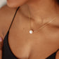 Round Solo Pearl Necklace