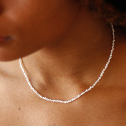 Bubbly Pearl Chain Necklace